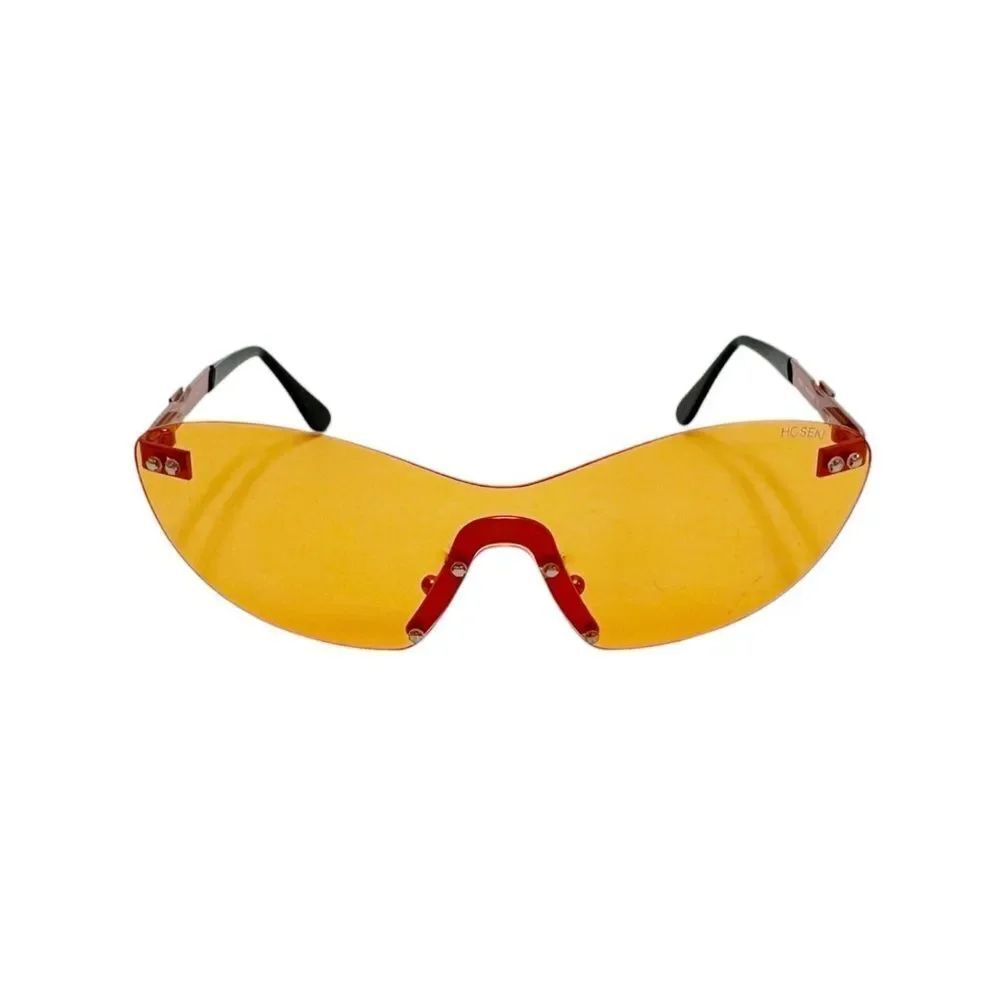 RARE VINTAGE HOSEKI Orange Sport Sunglasses
